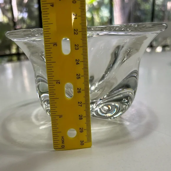 VintageORREFORS Art Mid Century Mod. Crystal bowl - Picture 8 of 9